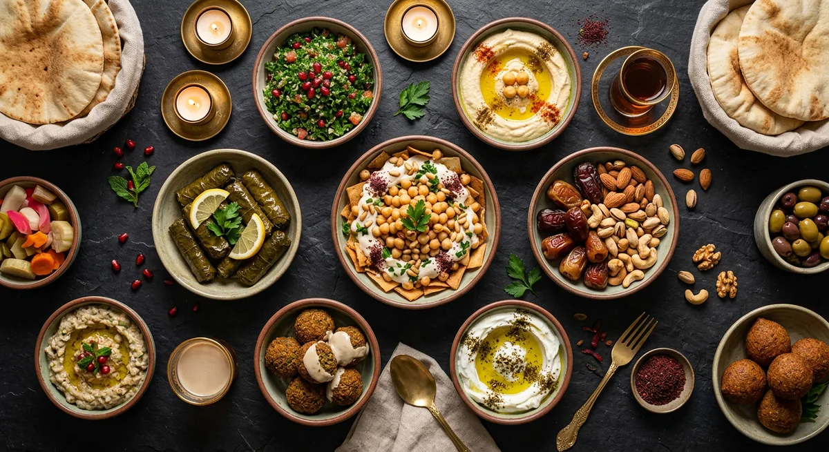 مائدة طعام حجازية