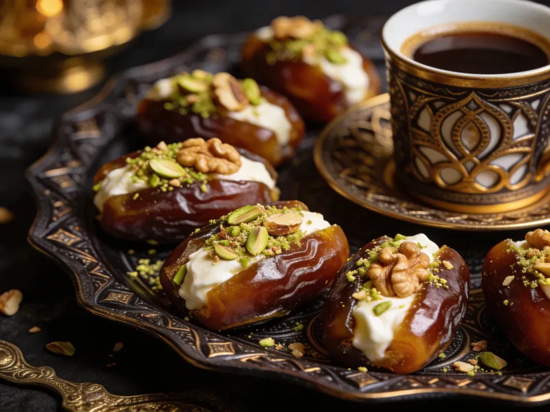 تمر بالقشطة